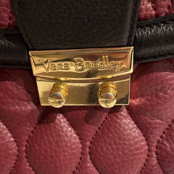 Vera Bradley Maroon Quilted Crossbody - Picture 2 of 10